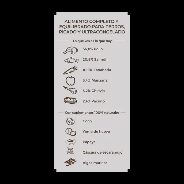 Puromenu BARF "Ambrosía de Ciervo"