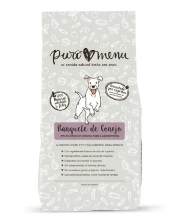 Puromenu BARF "Banquete de Conejo"