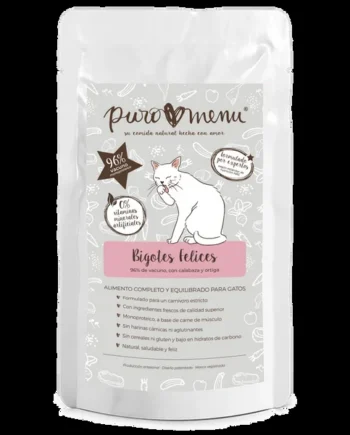 PuroMenu - Bigotes Felices BIO (Vacuno) 100g