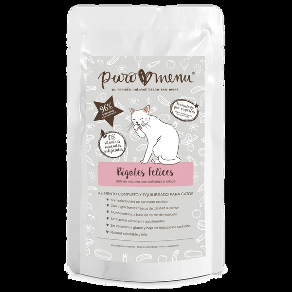 PuroMenu - Bigotes Felices BIO (Vacuno) 100g
