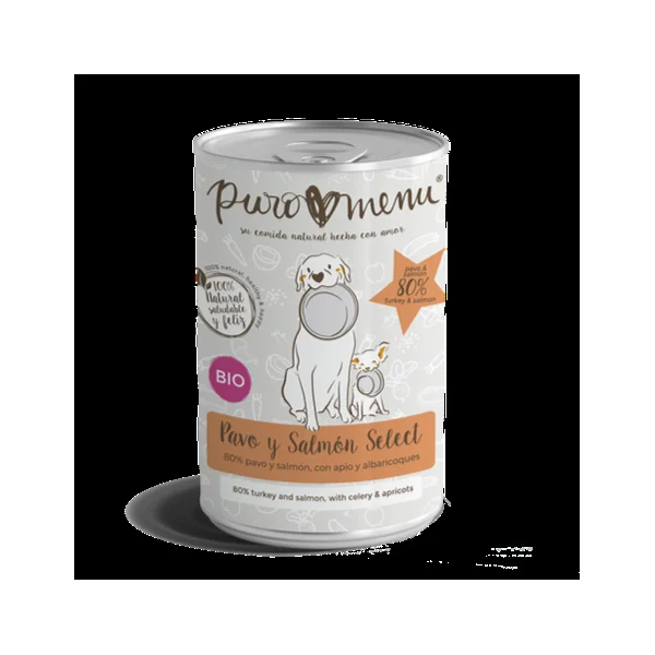 PuroMenu - Pavo y Salmón Select 400g
