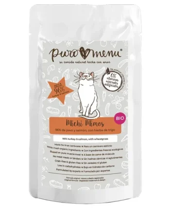 Puromenú Gato Sobre de Pavo y Salmón Michi Mimos