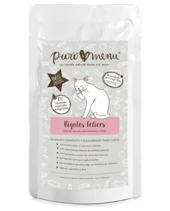 Puromenú Gato Sobre de Ternera Monoproteico Bigotes Felices