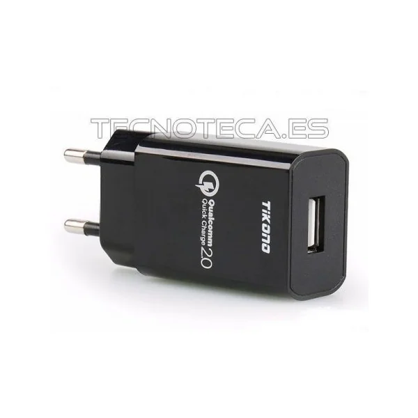 Qualcomm QC2.0 USB 230VAC a 5V/9VDC/12VDC