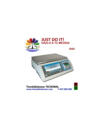 RAD 6/15/30Kg 370x240mm Balanza impresora de Baxtran