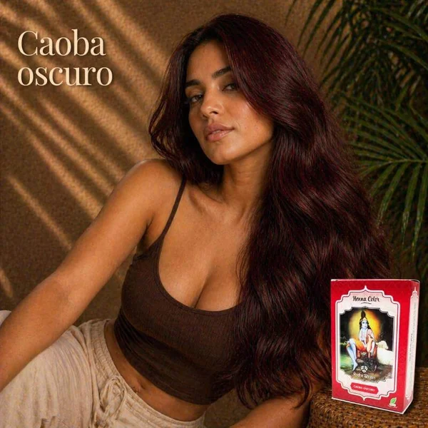 Radhe Shyam Henna En Polvo Caoba Oscuro