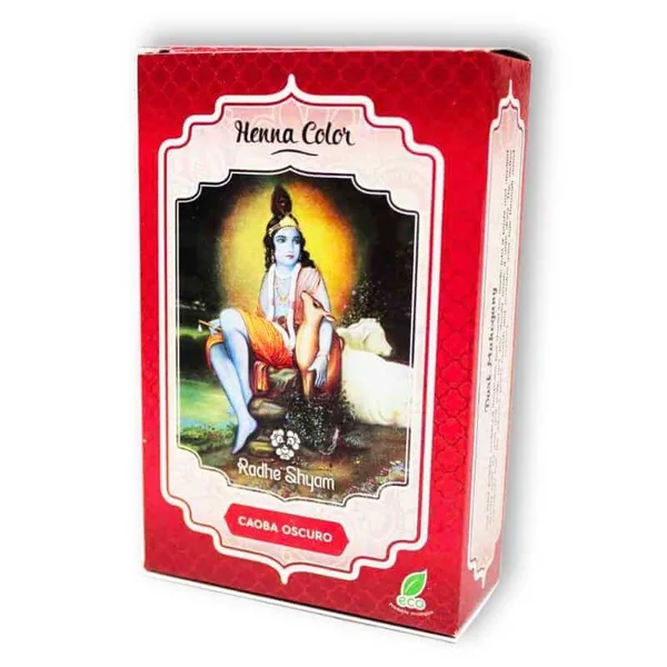Radhe Shyam Henna En Polvo Caoba Oscuro