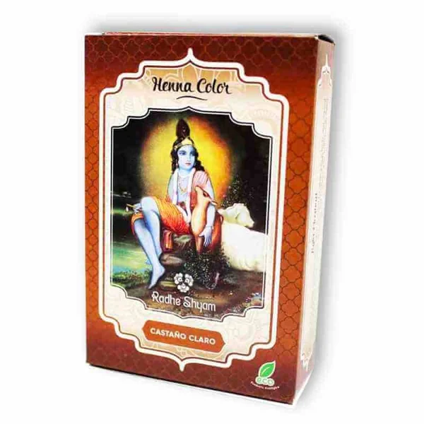 Radhe Shyam Henna En Polvo Castaño Claro
