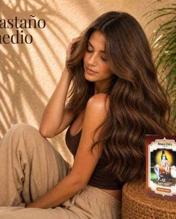 Radhe Shyam Henna En Polvo Castaño Medio
