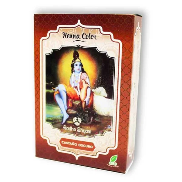 Radhe Shyam Henna En Polvo Castaño Oscuro