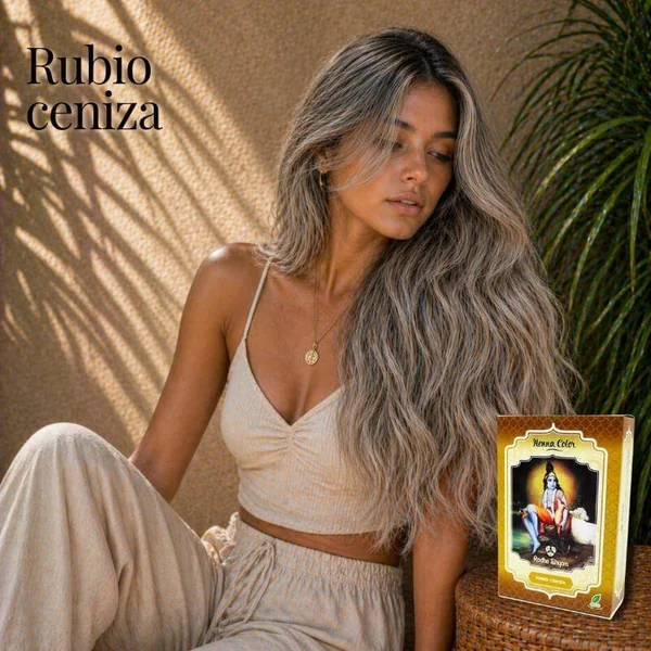 Radhe Shyam Henna En Polvo Rubio Ceniza