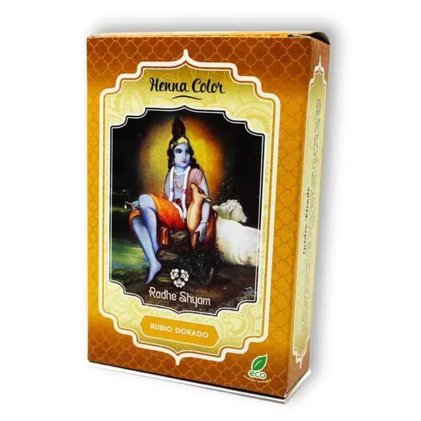 Radhe Shyam Henna En Polvo Rubio Dorado