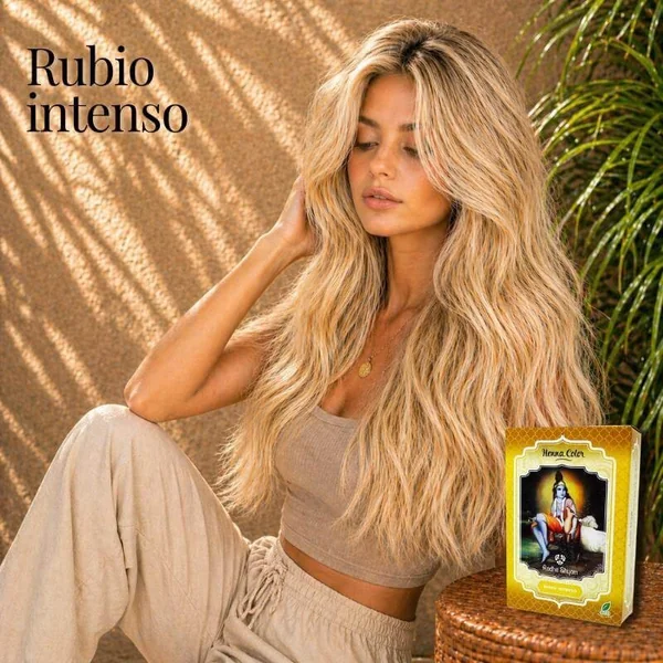 Radhe Shyam Henna En Polvo Rubio Intenso
