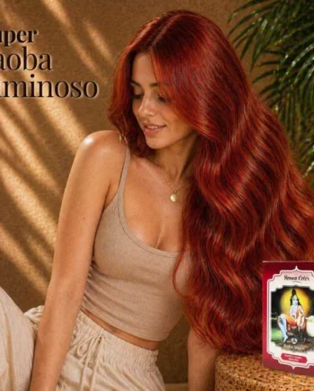 Radhe Shyam Henna En Polvo Super Caoba Luminoso