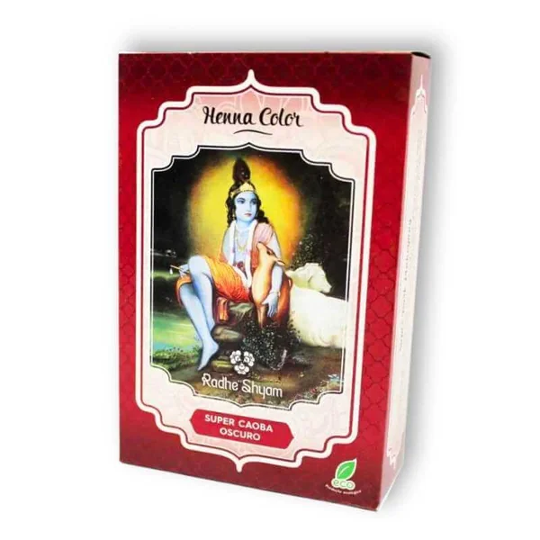 Radhe Shyam Henna En Polvo Super Caoba Oscuro