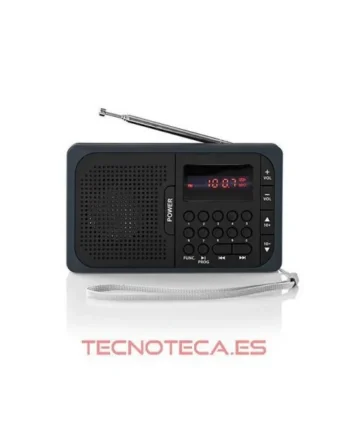 RADIO FM 3,6W USB Y SD TARJETA. RDFM2100