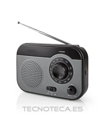 RADIO FM/AM 1.8W ASA NEGRA-GRIS. RDFM1340