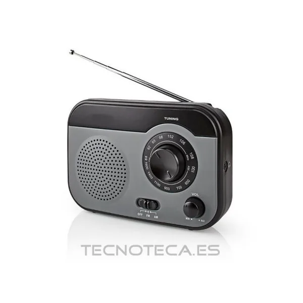 RADIO FM/AM 1.8W ASA NEGRA-GRIS. RDFM1340