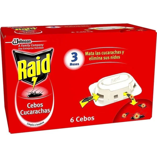Raid cebo cucarachas