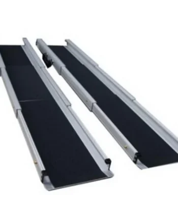 Rampa Telescópica Amplia de Aluminio Silla de Ruedas