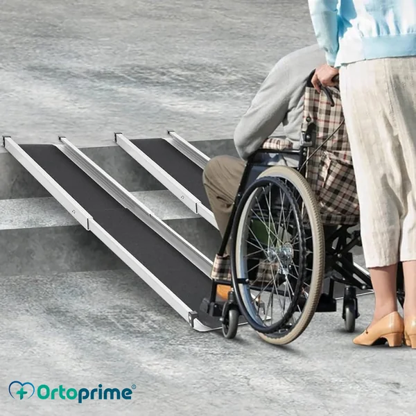 Rampas Telescópicas para Silla de Ruedas Resistentes 270kg