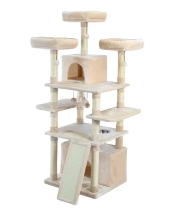 Rascador Andes para Gatos — Árbol de Sisal con Plataformas