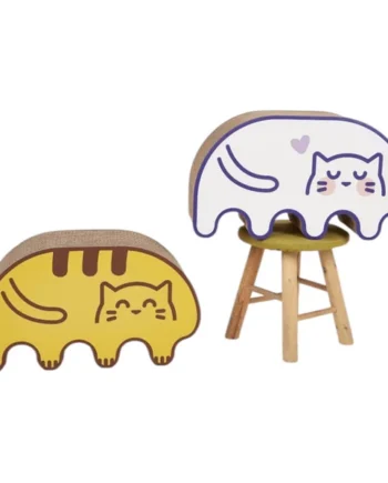 Rascador Meow Cartón para Gatos — Diversión y Mantenimiento de Garras