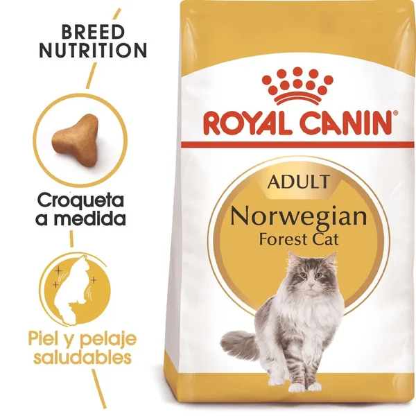 Regalos de moda para Navidad: ROYAL CANIN Norweigan Forest Pienso Para Gato Adulto Bosque De Noruega ahora en Productos Para Gatos en Madrid España.