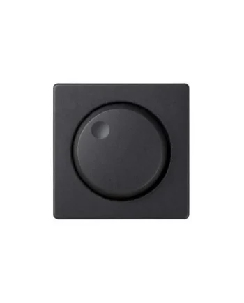 Regulador conmutador electronico giratorio Simon 82 Negro