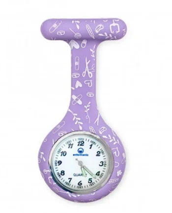 Reloj Enfermera con Funda Silicona con Doble Dial | Estampados