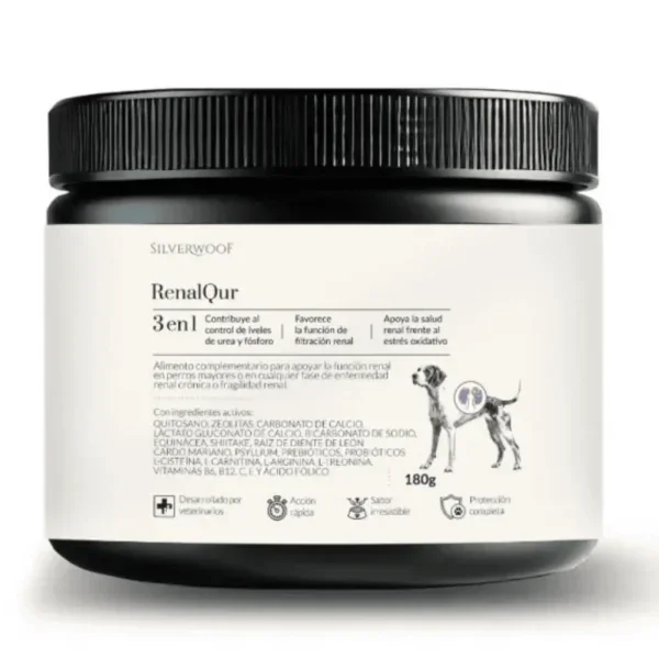 RenalQur Silverwoof | Suplemento renal para perros ERC
