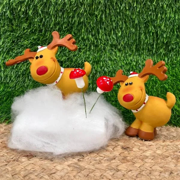 Reno Navideño de Látex Lanco – Juguete Ecológico para Perros