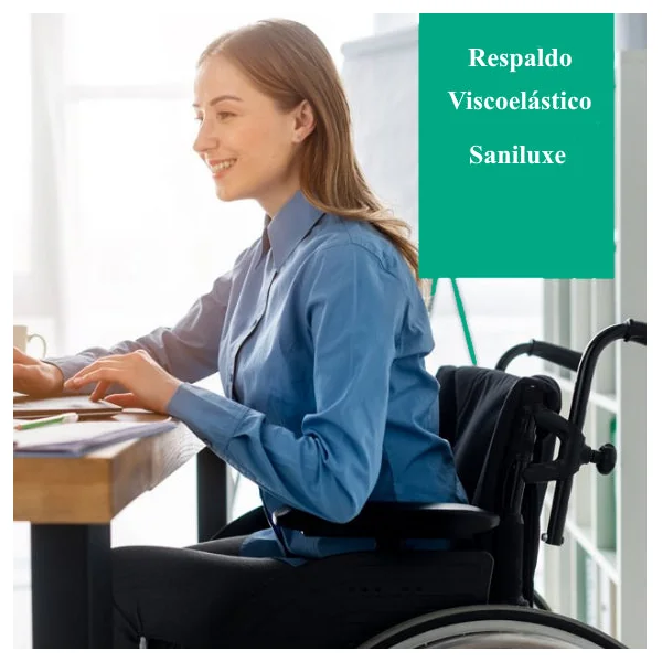 Respaldo Viscoelástico Saniluxe | Silla de Ruedas