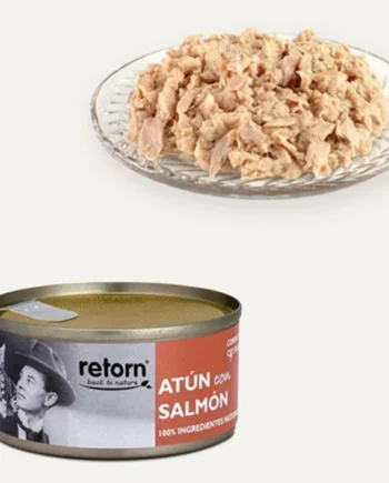 Retorn Comida Húmeda para Gatos de Atún con Salmón-80grs