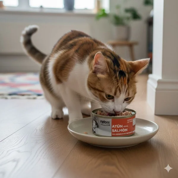 Retorn Comida Húmeda para Gatos de Atún con Salmón-80grs