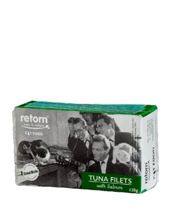 Retorn Filetes de Atún natural con Salmón-120grs