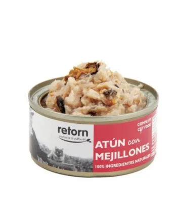 Retorn Gatos Atún con Mejillones – Comida húmeda-80grs