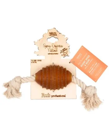 Retorn. Juguete para perros Rub rugby spike con cuerda M