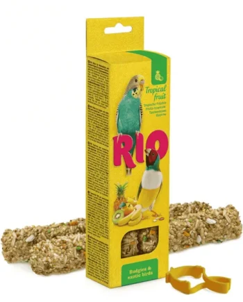 Rio Barritas con Fruta Tropical Periquitos y Aves Exóticas 2x40 g