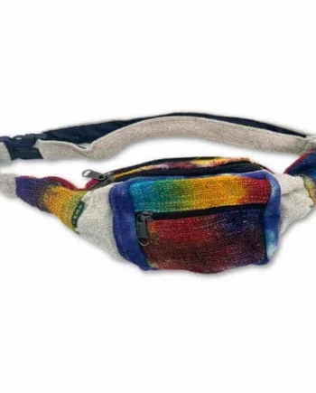 Riñonera de cáñamo tie-dye