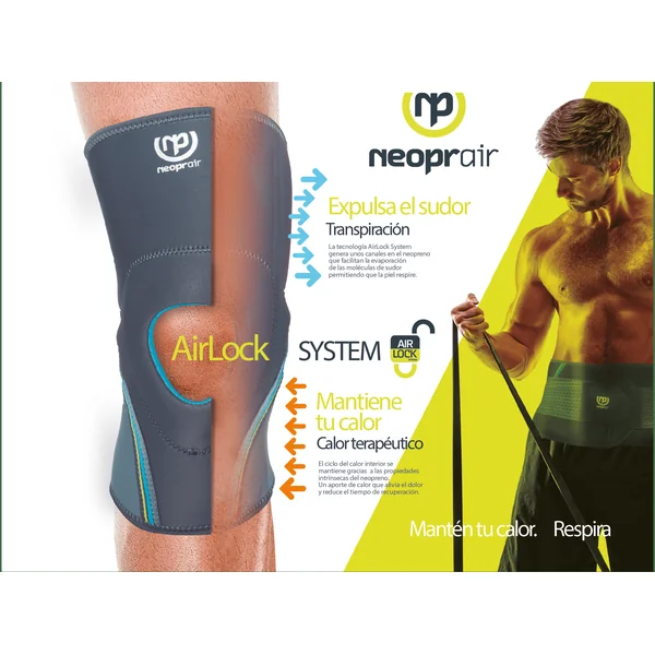 Rodillera de Neopreno | Sistema Air Lock