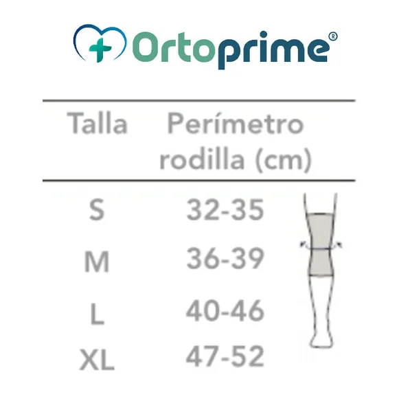 Rodillera Elástica con Almohadillado y Estabilizadores Laterales