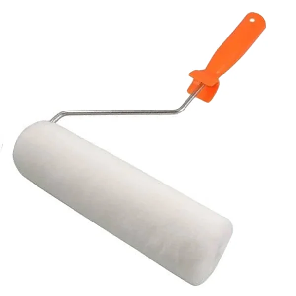 Rodillo de pintura con mango de plastico 250 mm Naranja