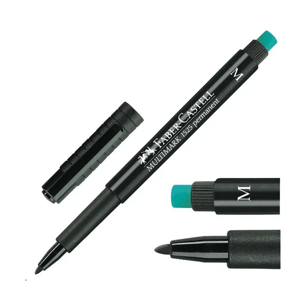 Rotulador Multimark Faber-Castell Punta Media Negro
