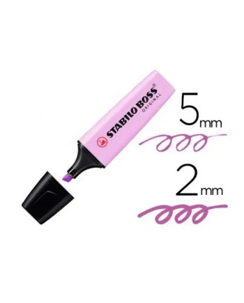 Rotulador Stabilo Boss Pastel Morado