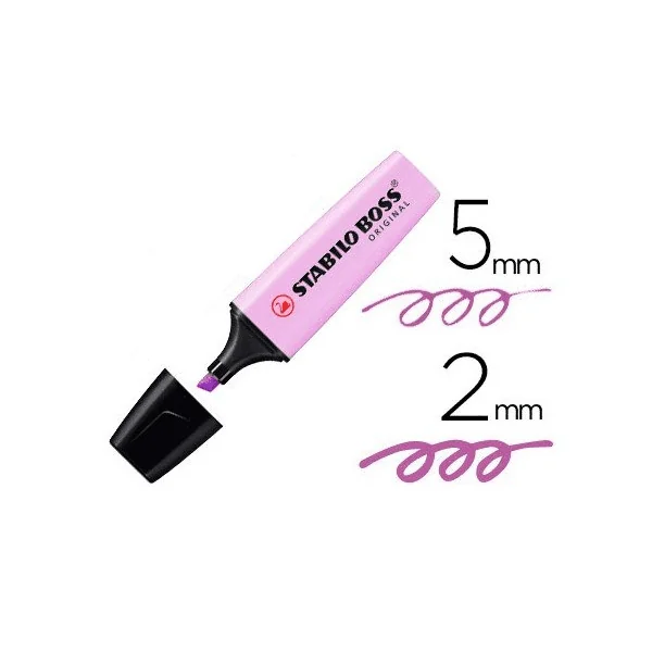 Rotulador Stabilo Boss Pastel Morado