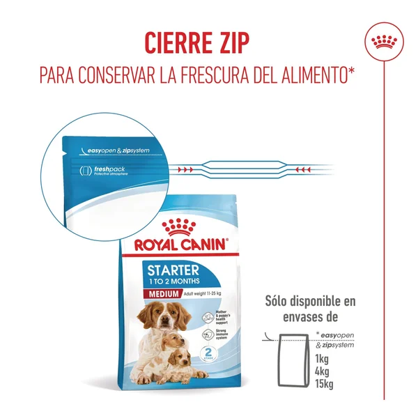 Royal Canin Medium Starter Mother & Babydog Pienso para Cachorros y Madres Lactantes