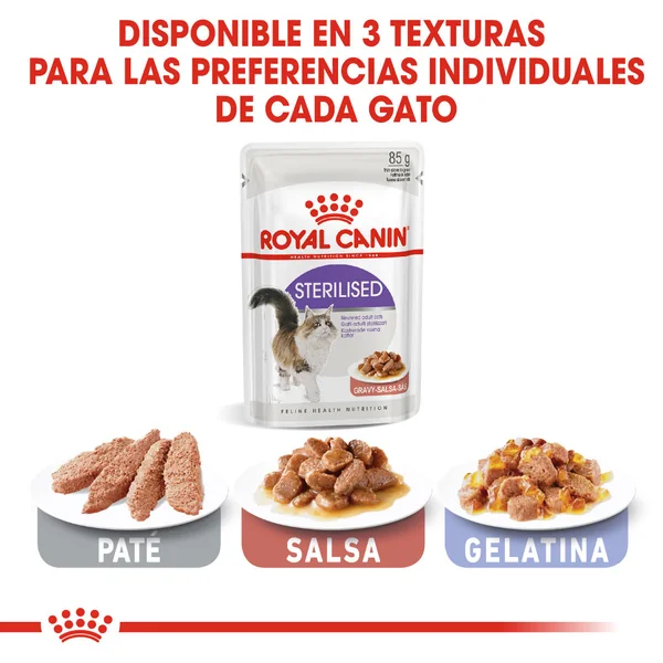 Royal Canin Sterilized Salsa 85 g Comida Húmeda para Gatos