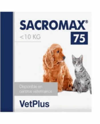 SACROMAX 75 perros gatos menos de 10 kg hepatoprotector 30 sobres