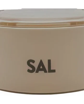 Salero plastico con tapa Marron